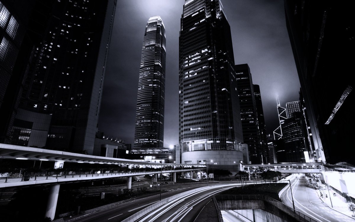 Город ночью