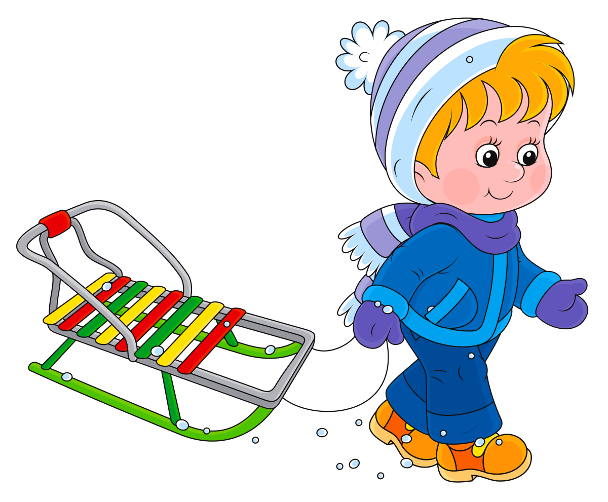 Сани на прозрачном фоне