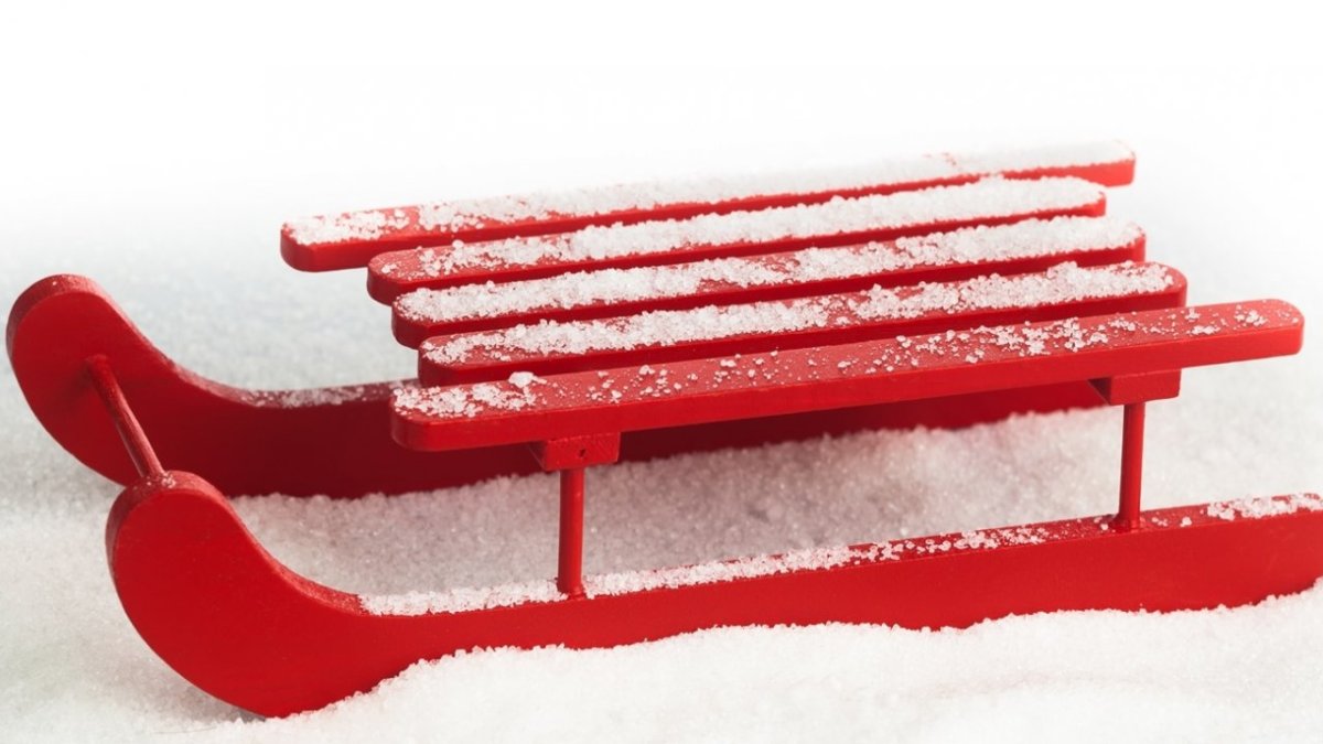 Детские санки вектор