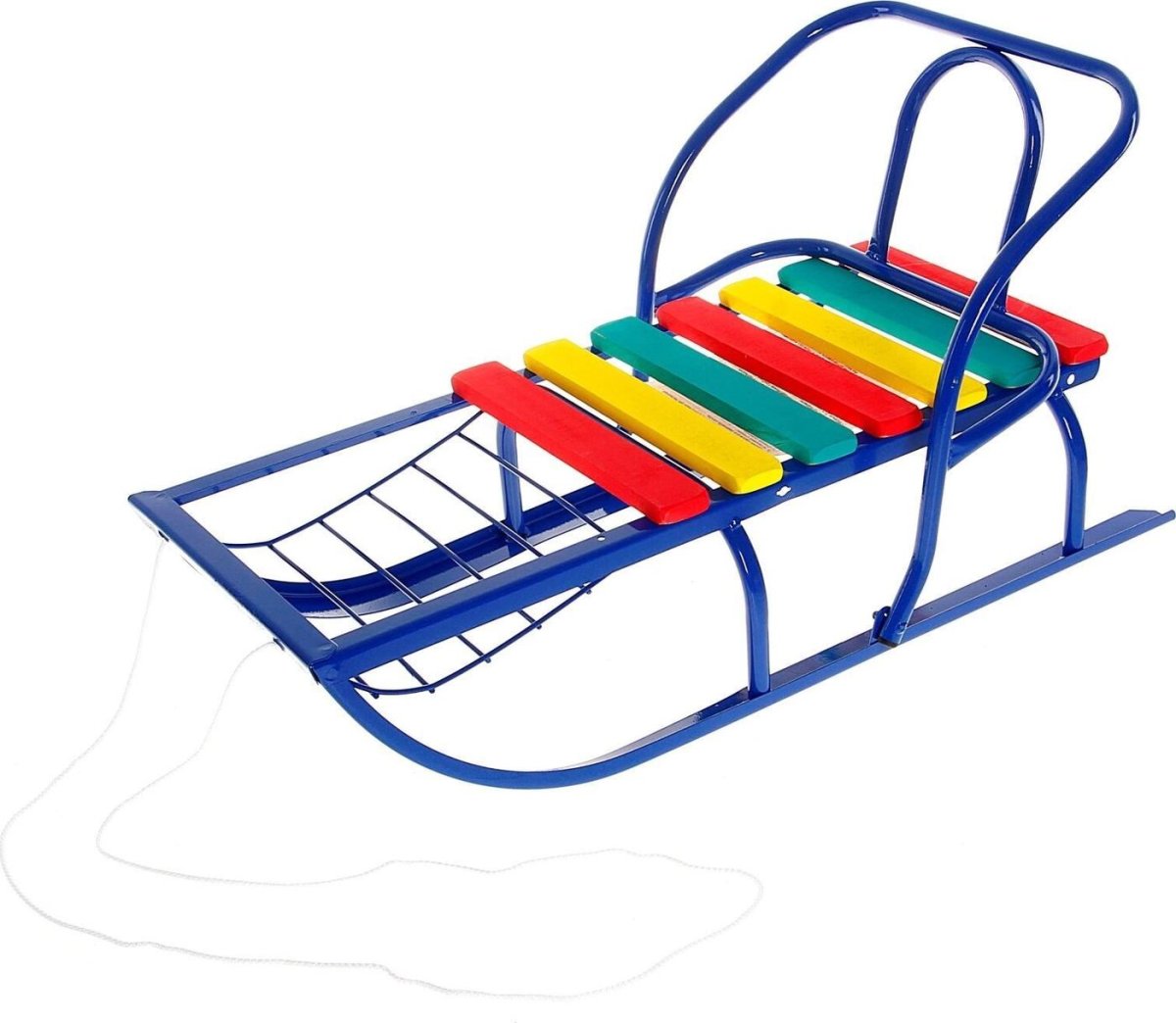 Санки раскраска