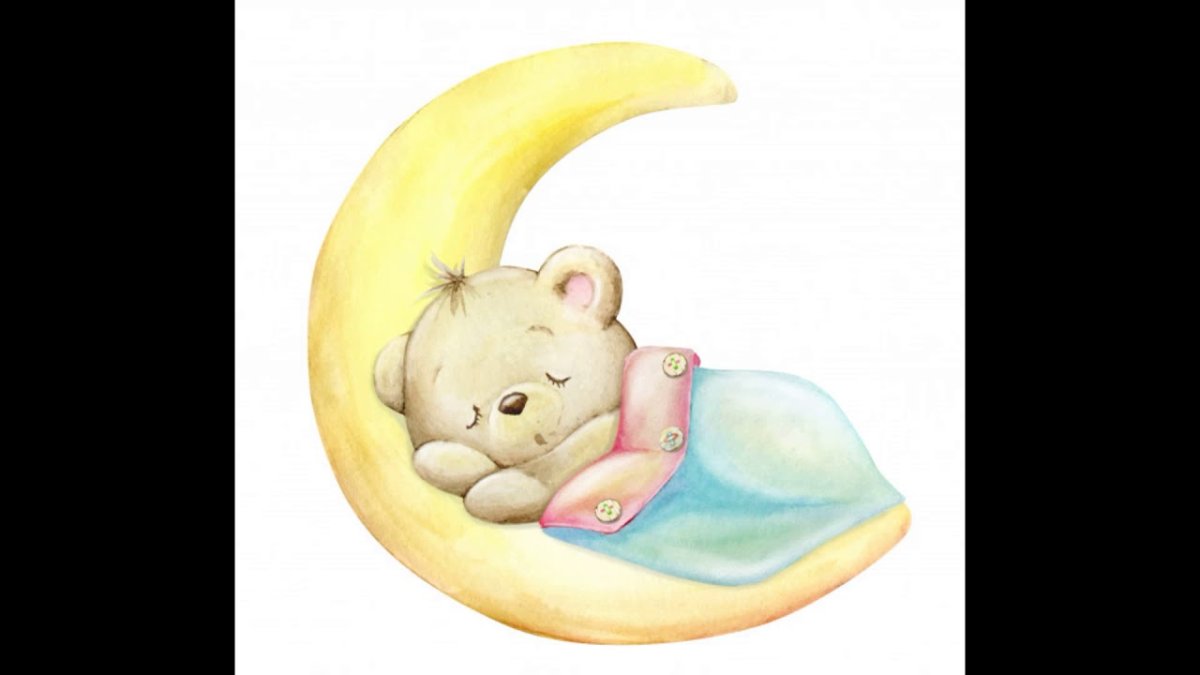 Медвежонок спит на месяце