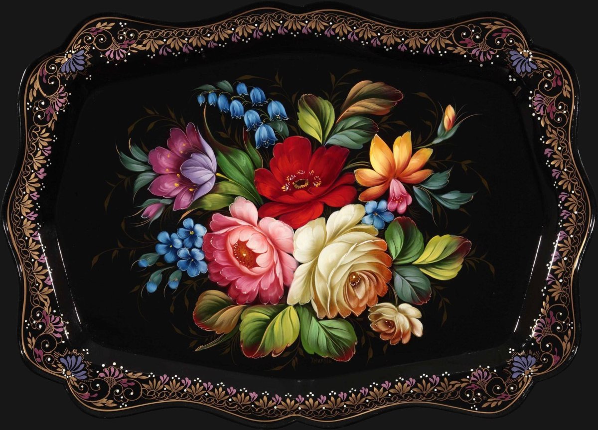 Жостовская роспись 19 век