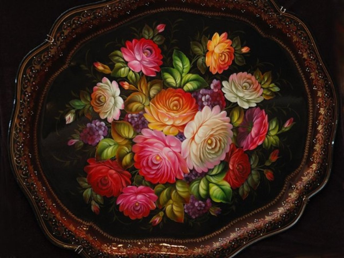 Жостовская роспись