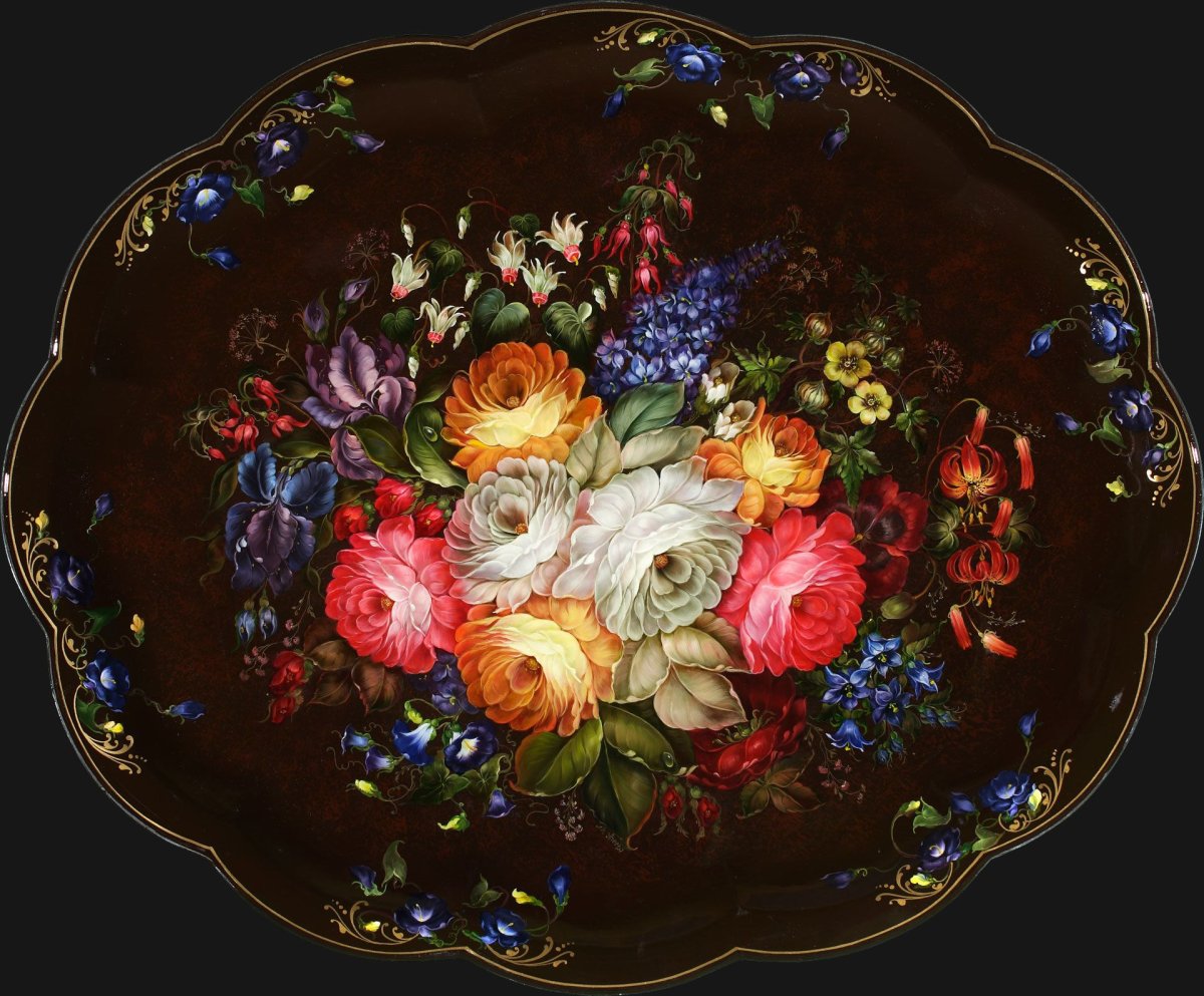 Лариса Гончарова Жостовская роспись