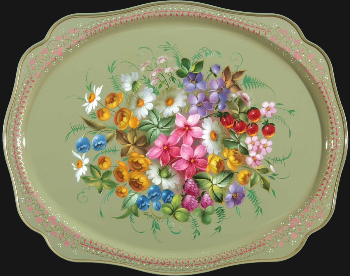 Московская область Жостовская фабрика декоративной росписи