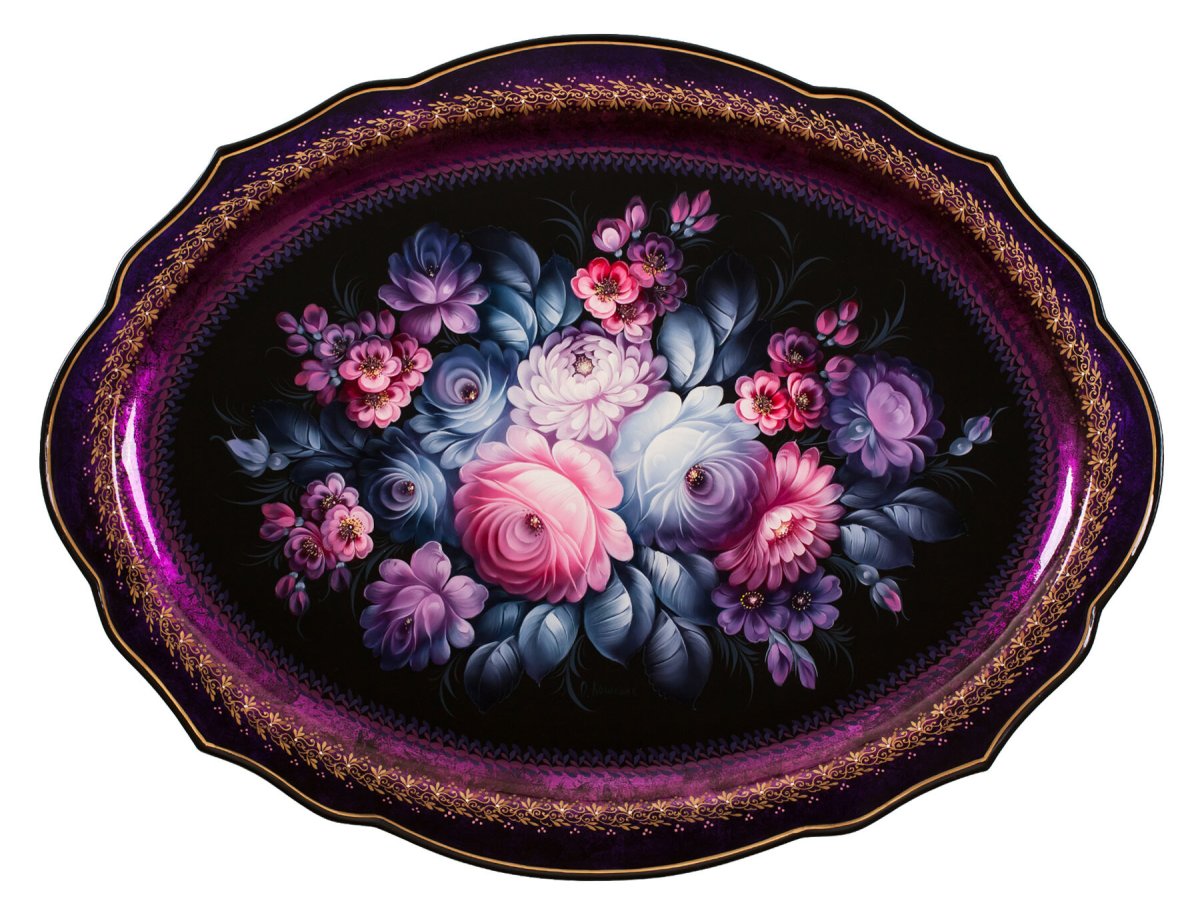 Роспись в стиле Жостово