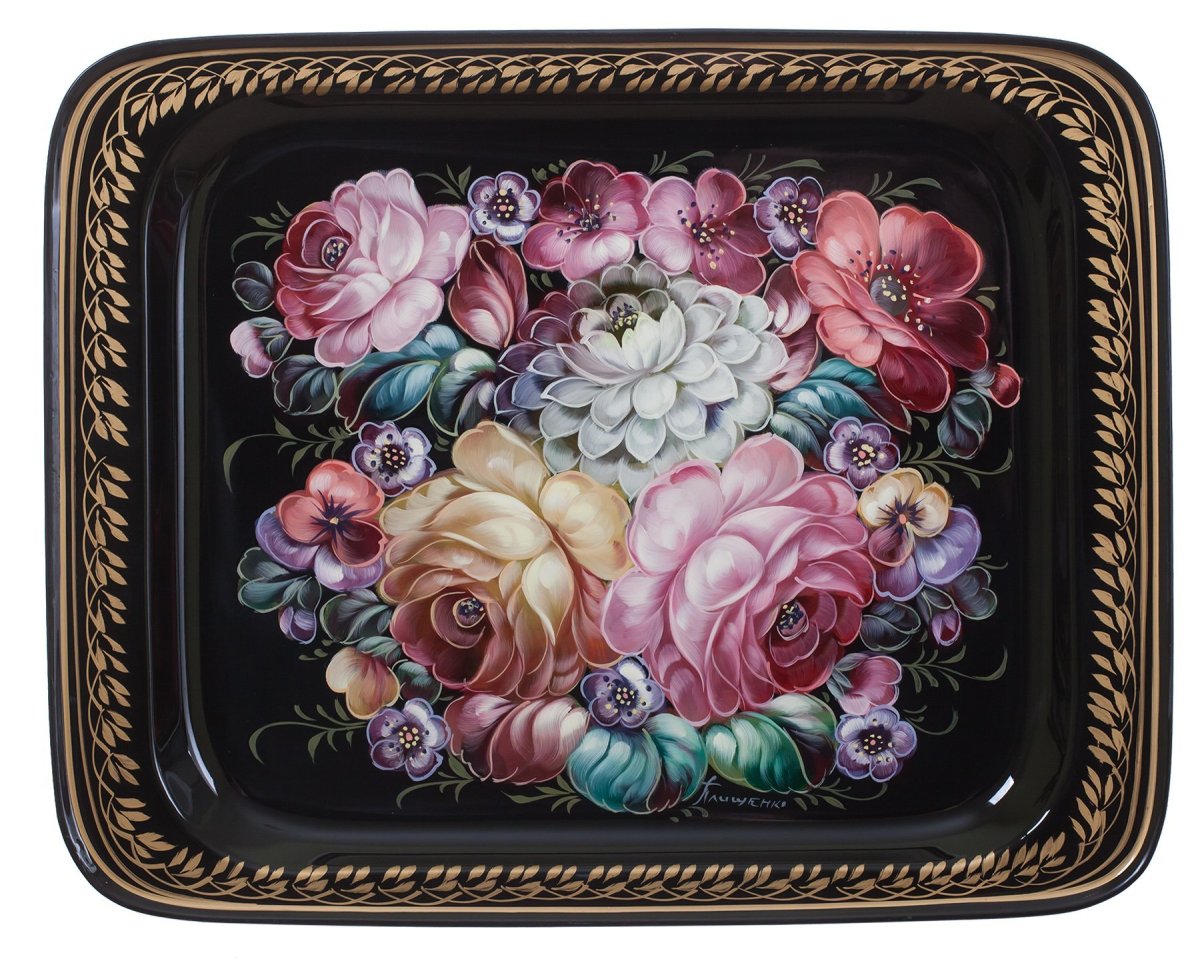 Н. Гончарова – Жостовские изделия