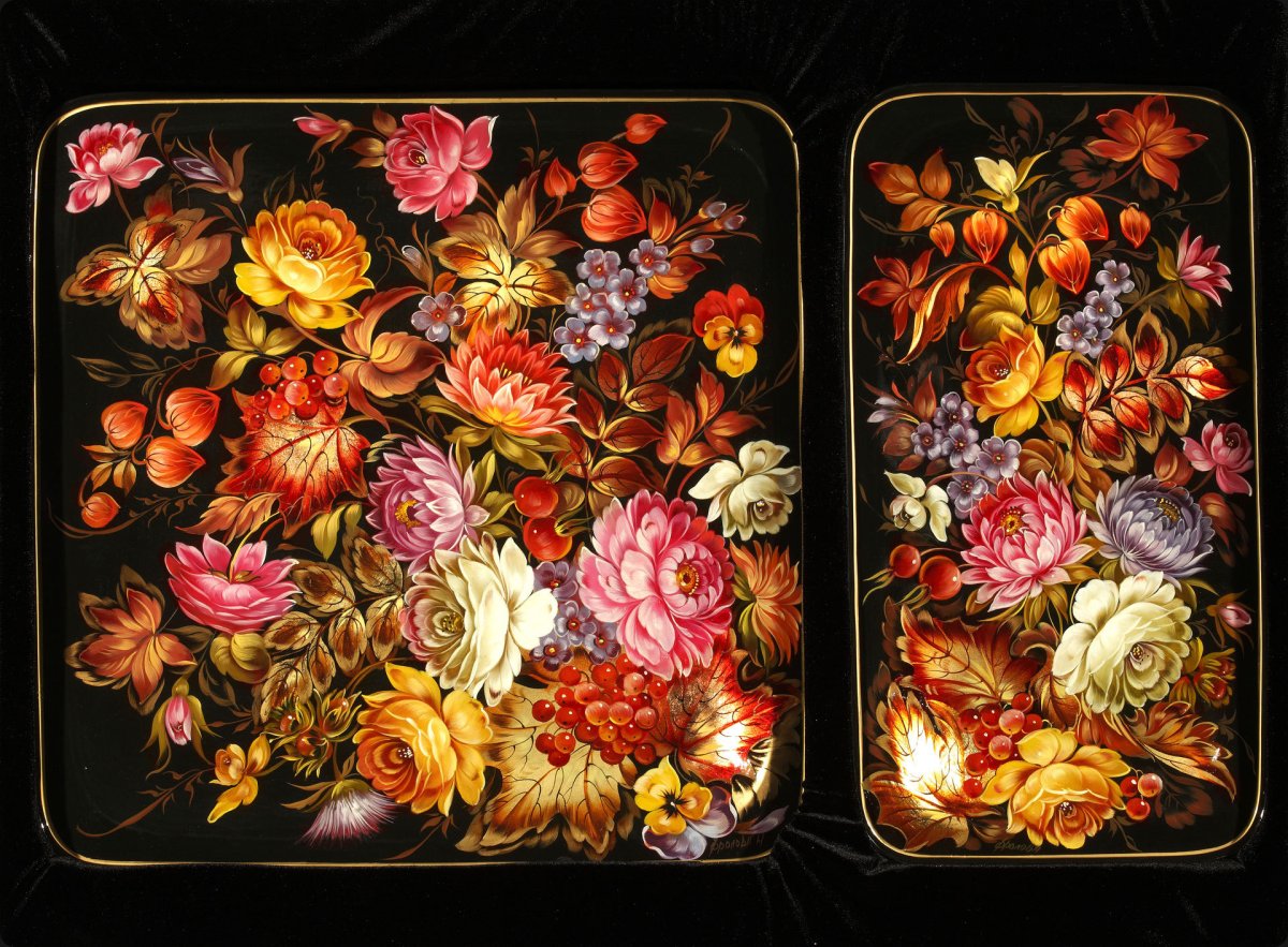 Жостовский поднос промысел