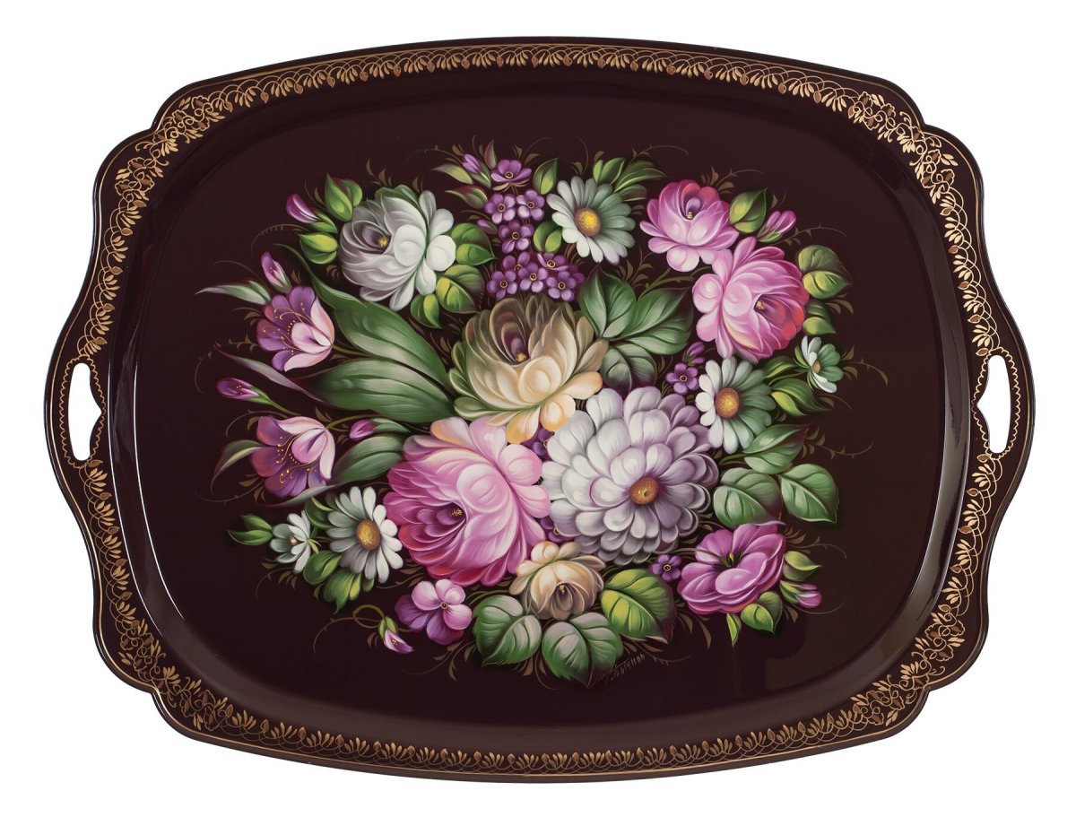 Жостовские подносы Соломатина