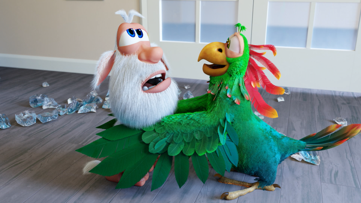 Попугай из мультика Буба