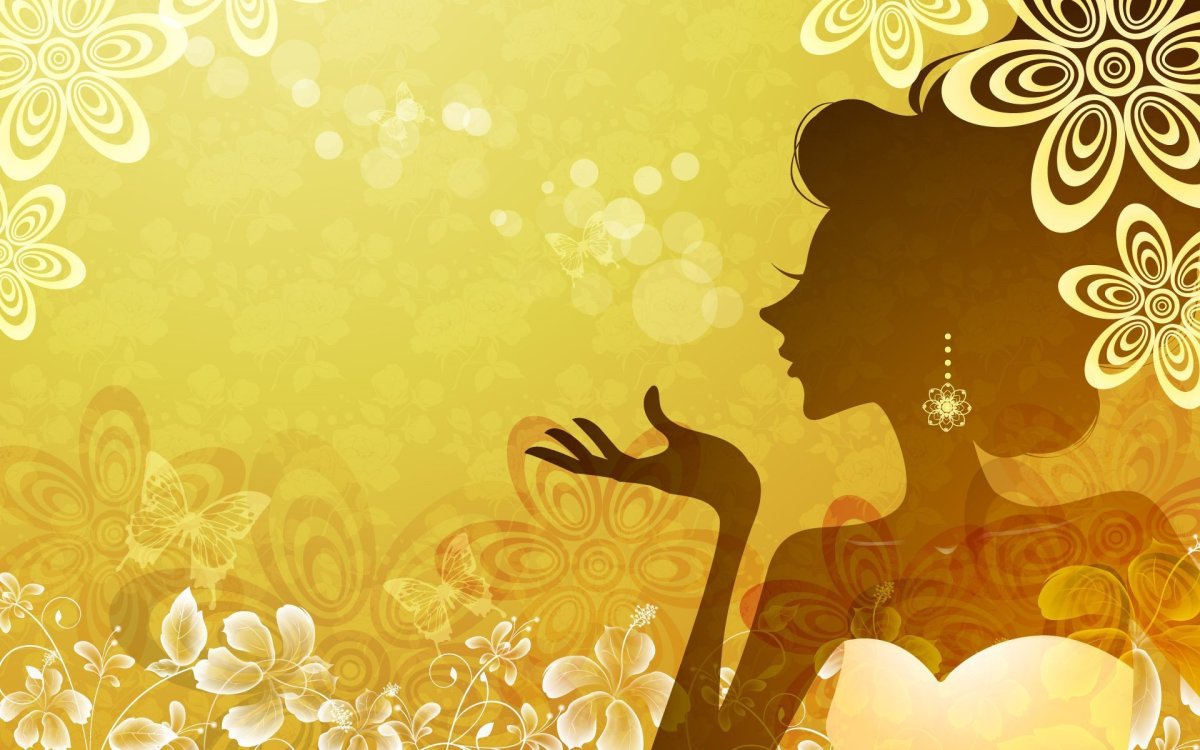 Силуэт девушки женский клуб