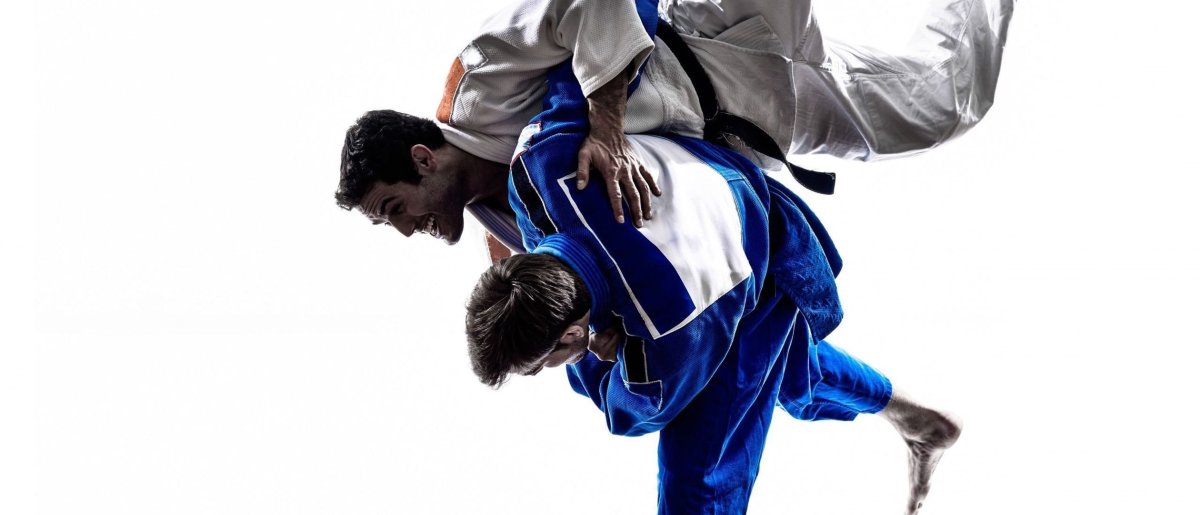 Спортивный фон дзюдо