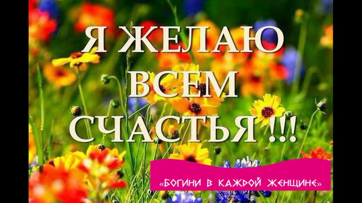 Всем добра и счастья