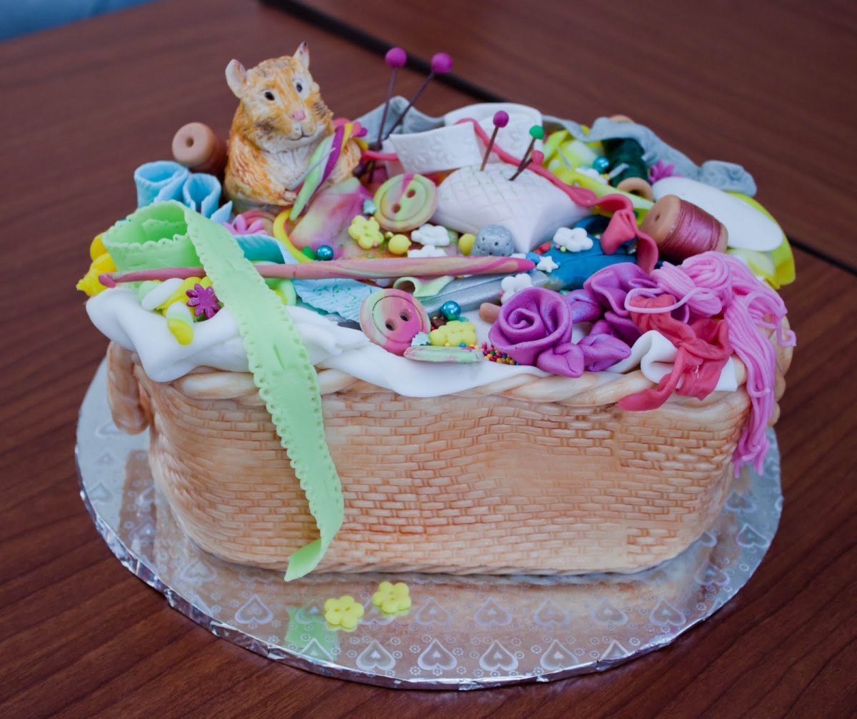 Торт с хомяком