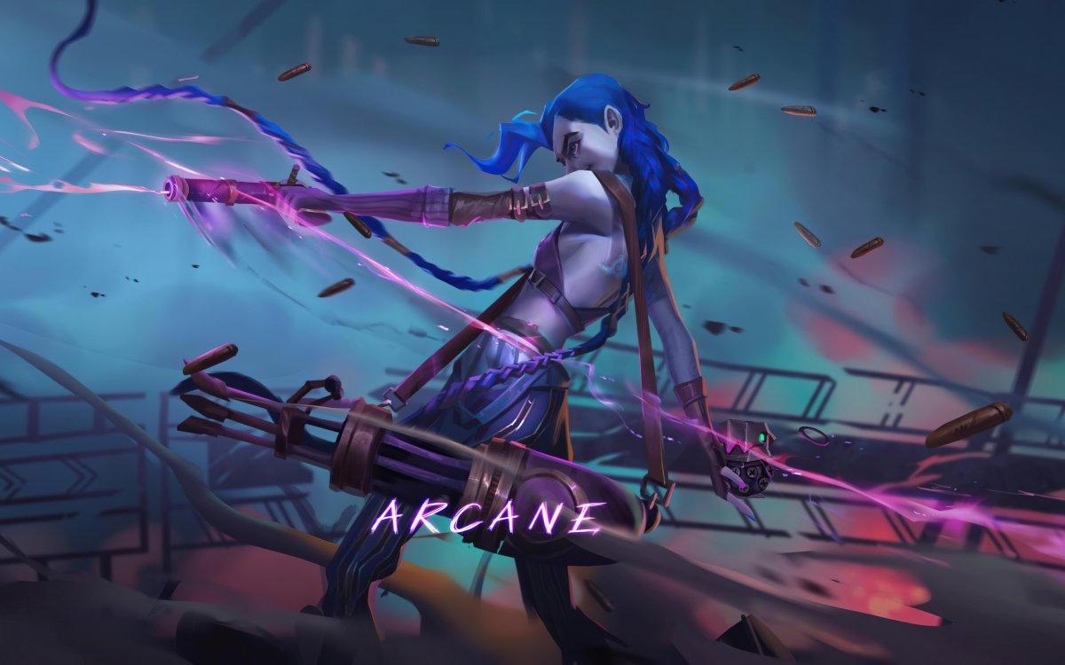 Аркейн Джинкс 4k