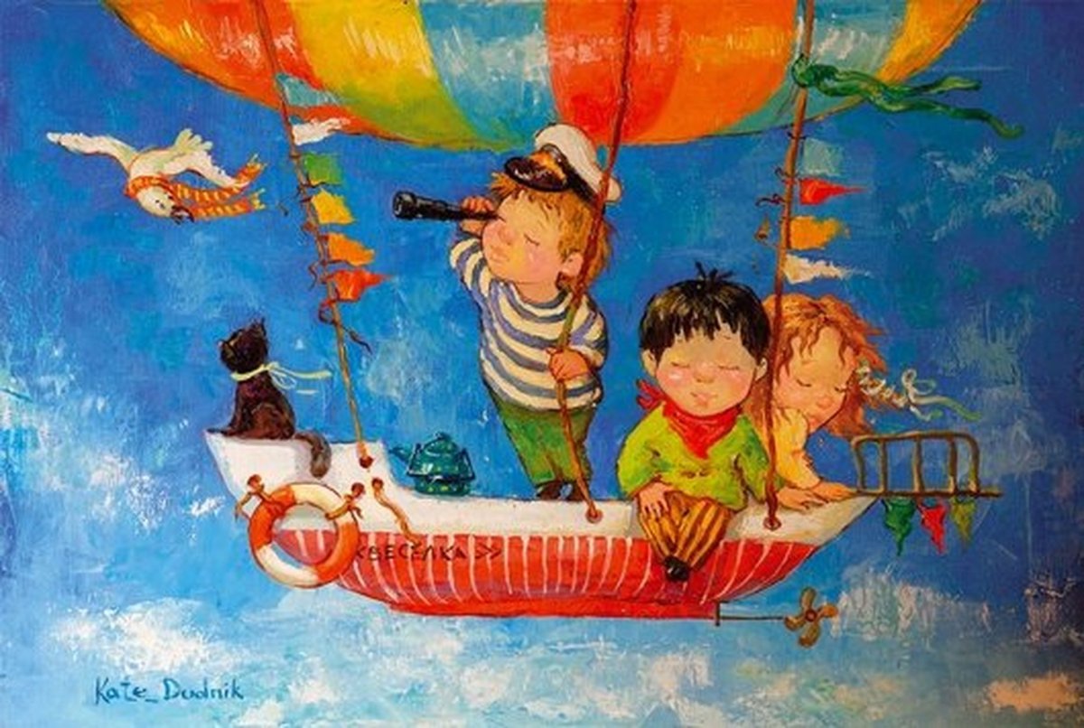 Девочка мечтает