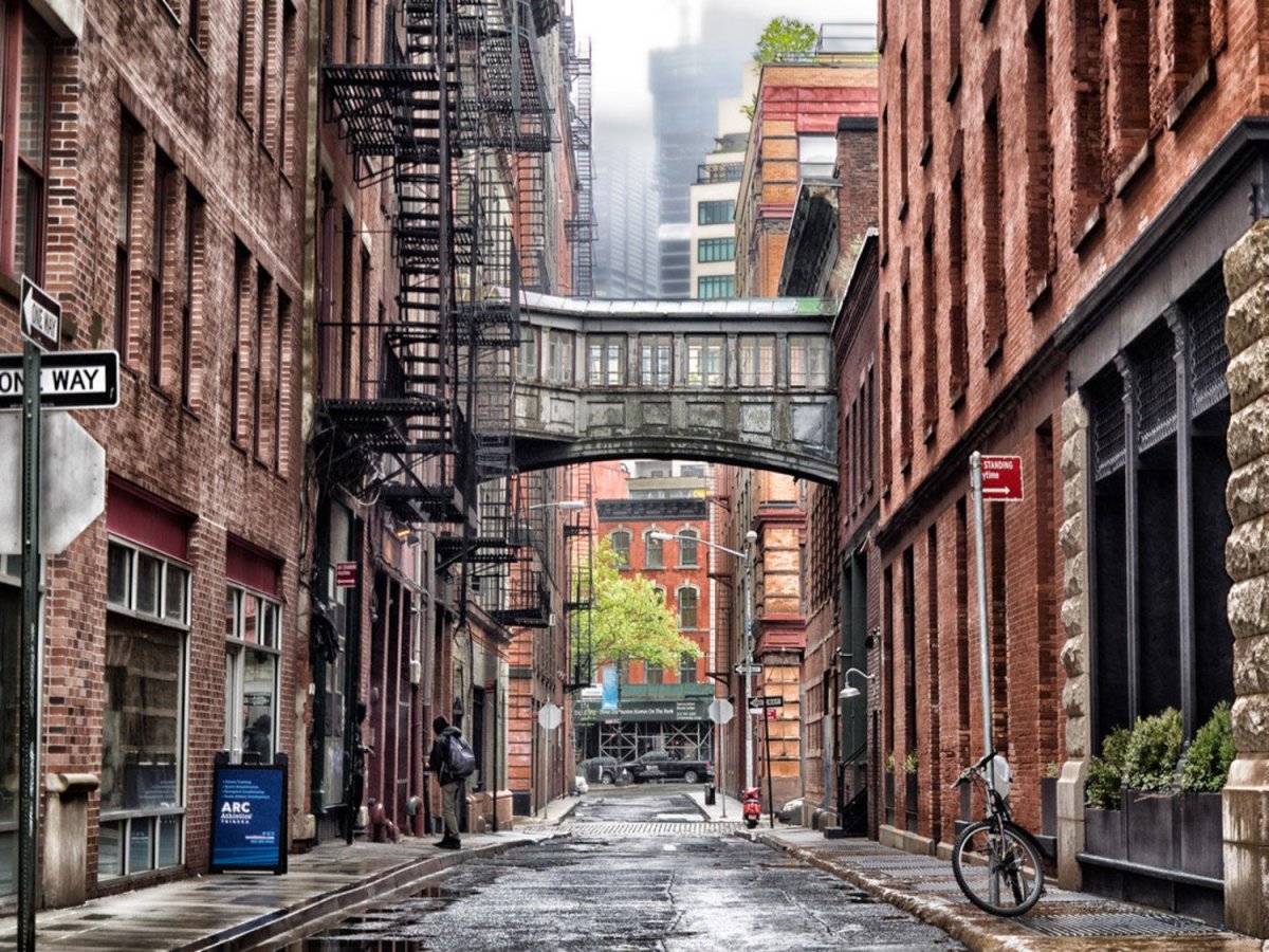 Нью-Йорк улицы проулки