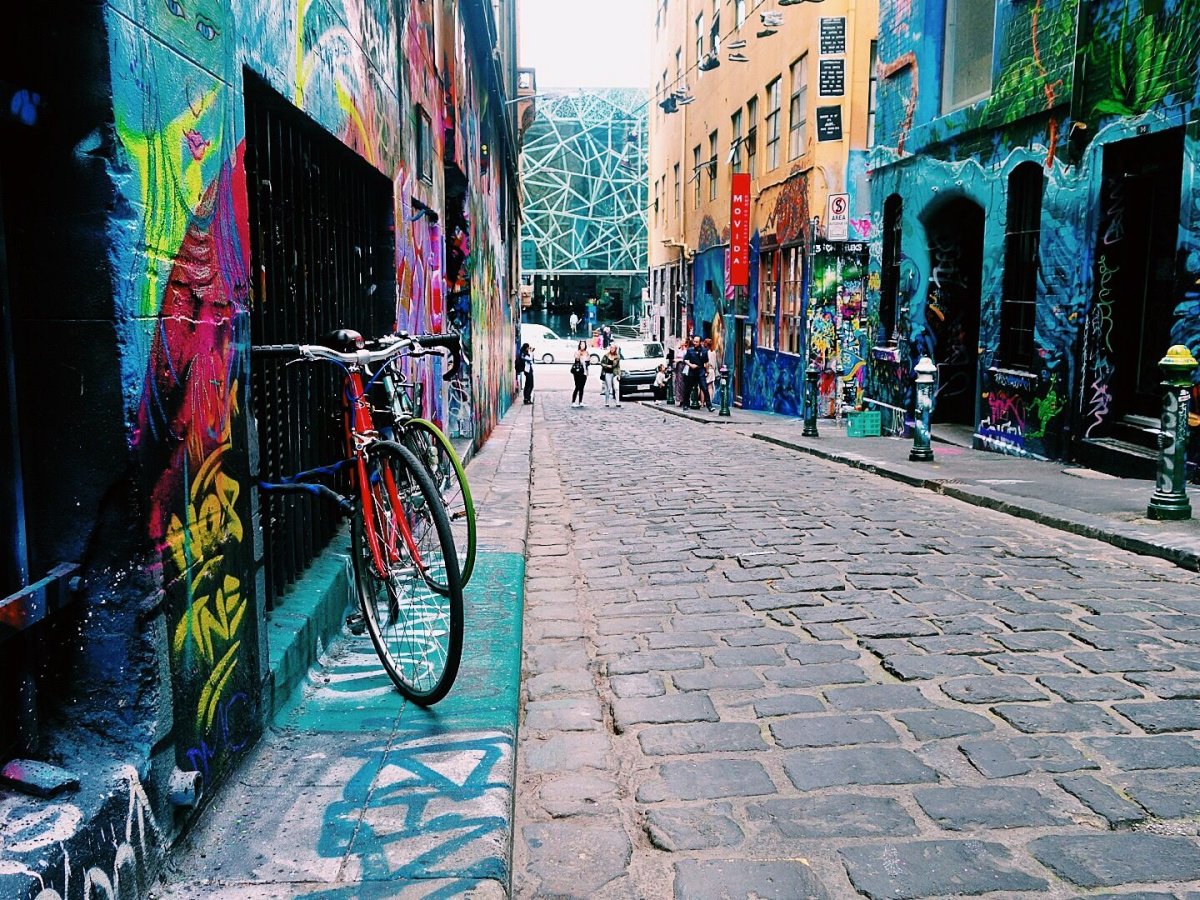 Стрит-арт Мельбурна Мельбурн