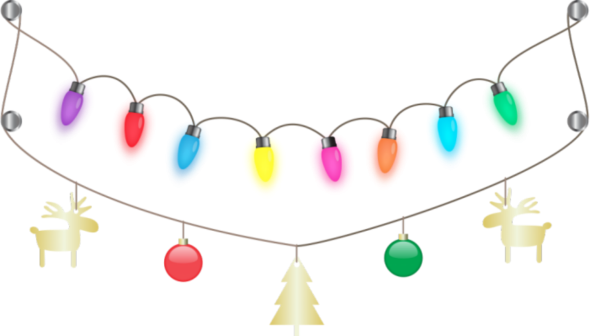 Гирлянда для фотошопа