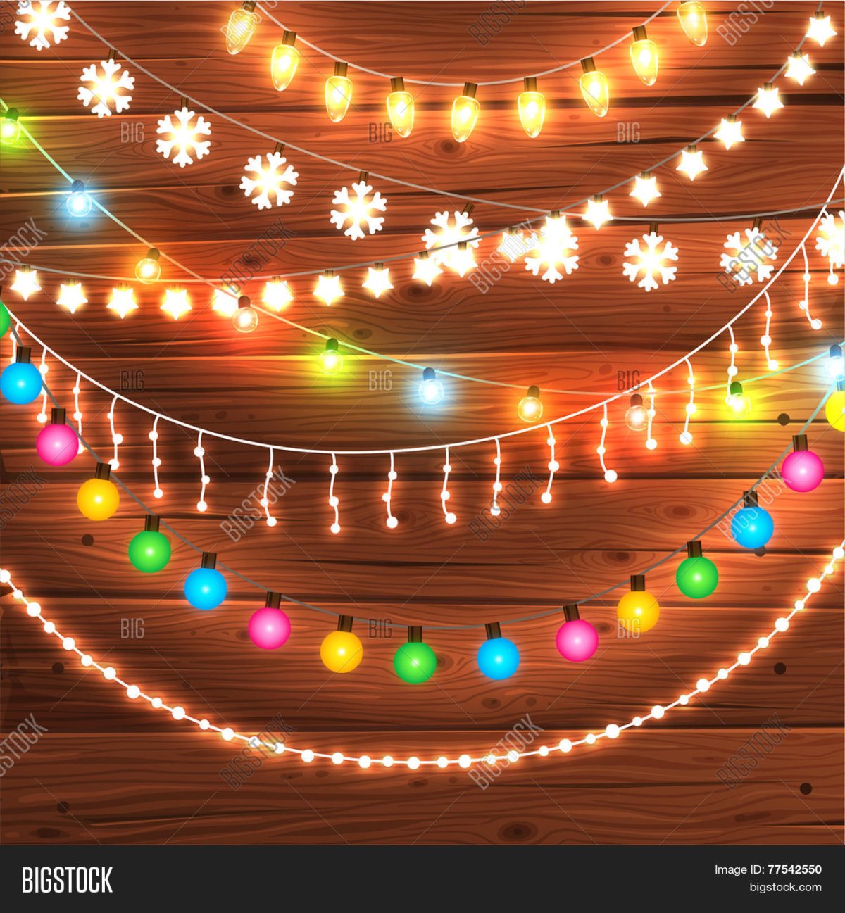 Новогодние гирлянды реклама