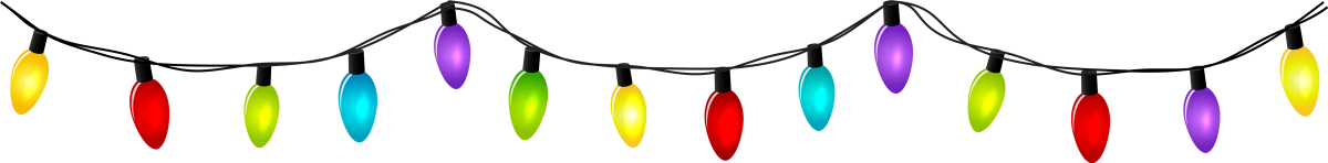 Гирлянда на белом фоне