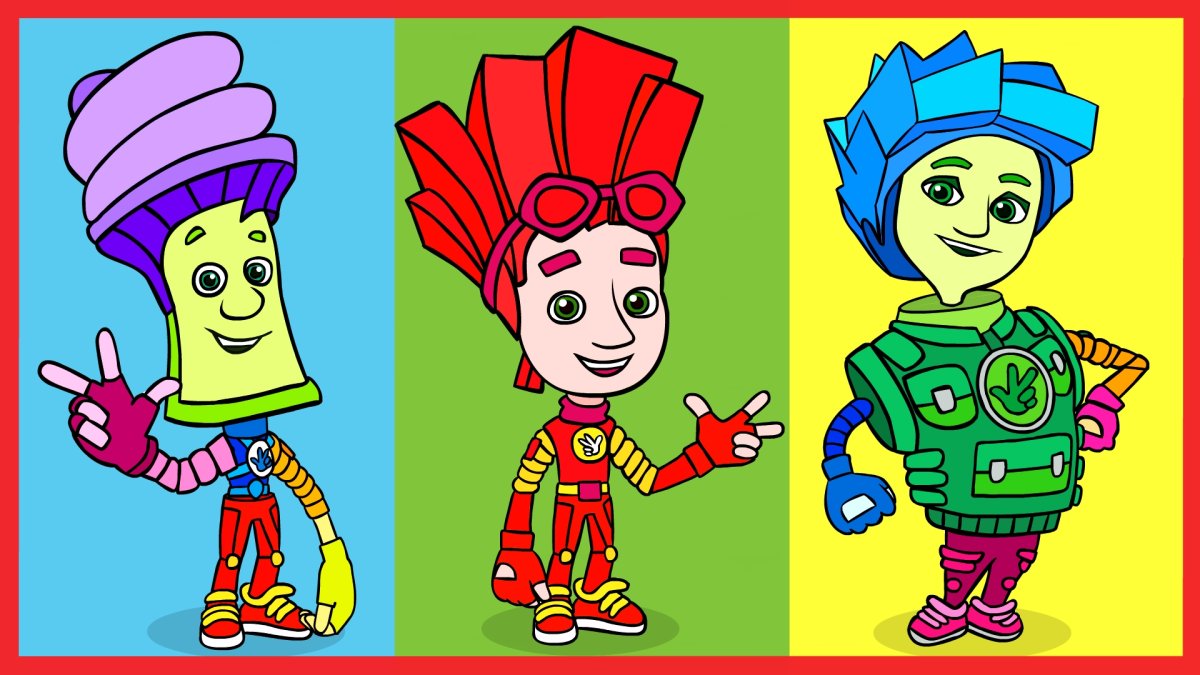 Папус Фиксики нарисовать