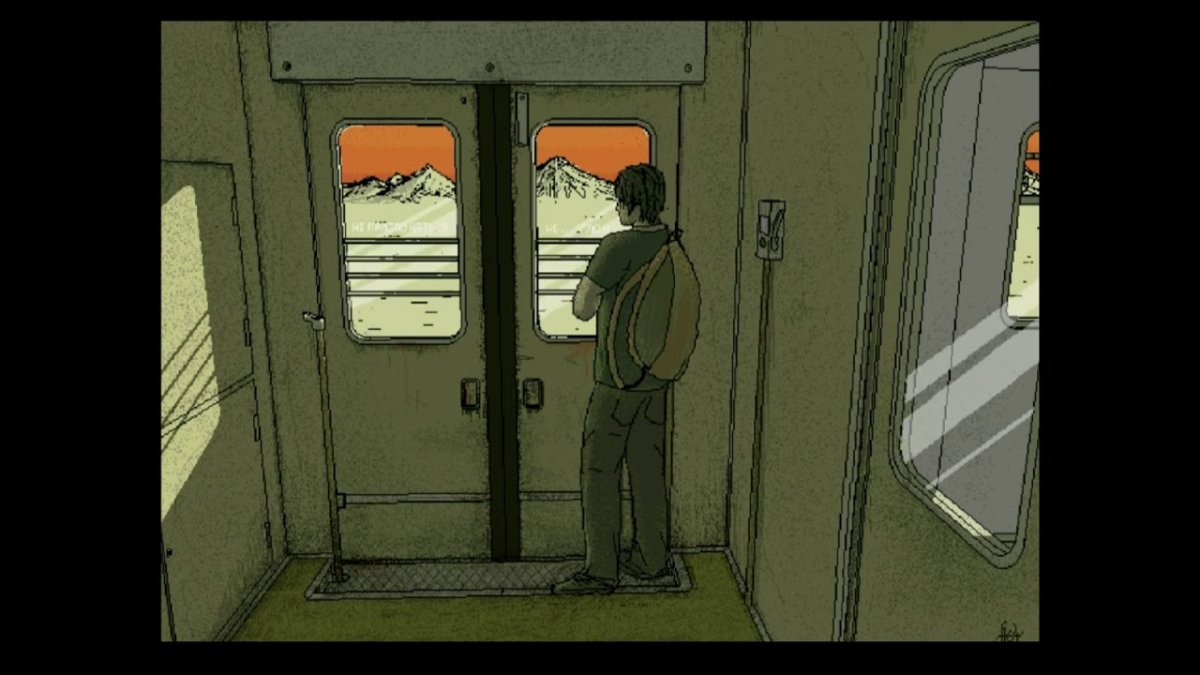 Девушка опоздала на поезд