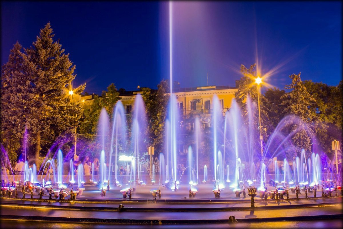 Ставрополь Крепостная гора фонтан