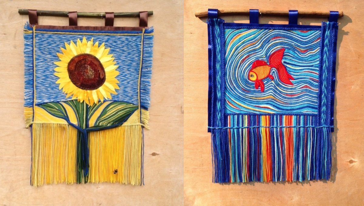 Гобелен домик в деревне