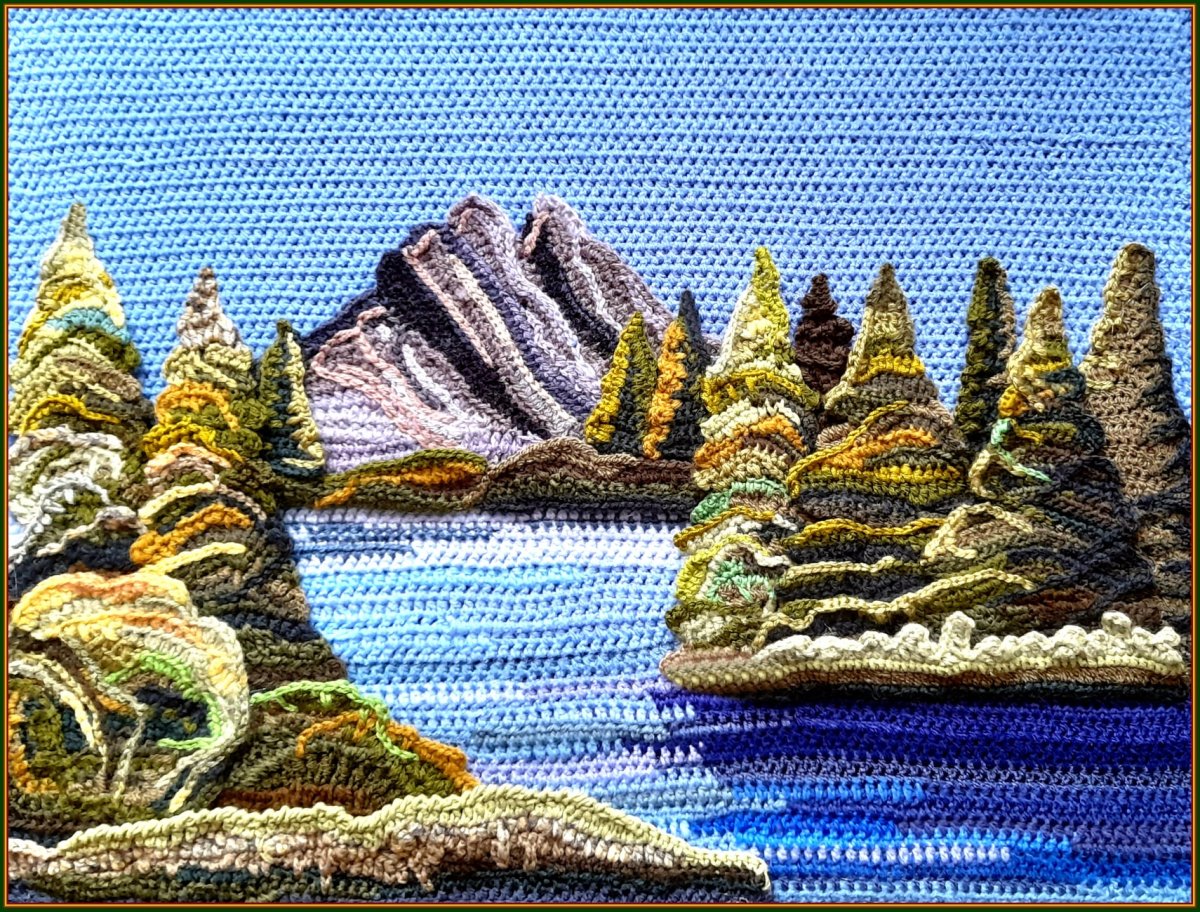 Джутовый гобелен