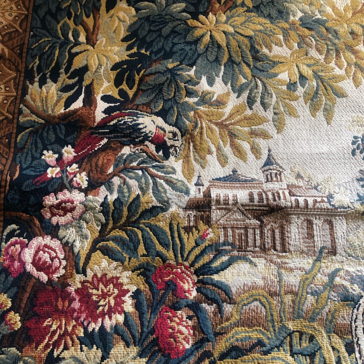 Юбка гобелен миди