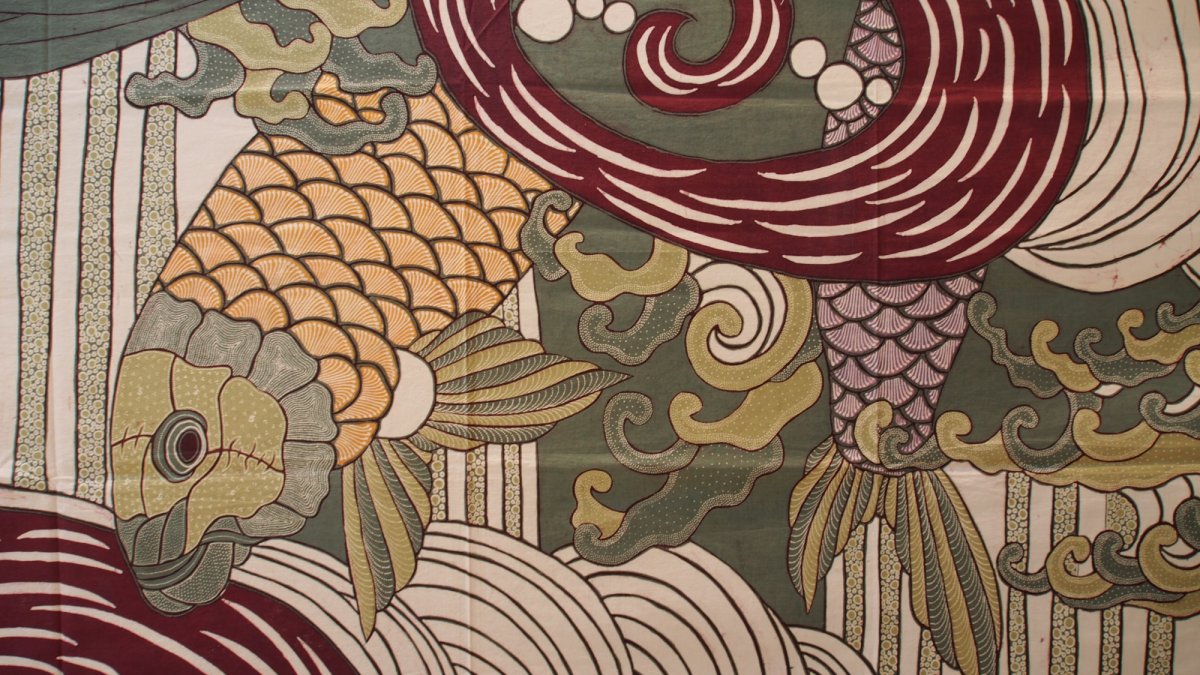 Гобелен на сетке