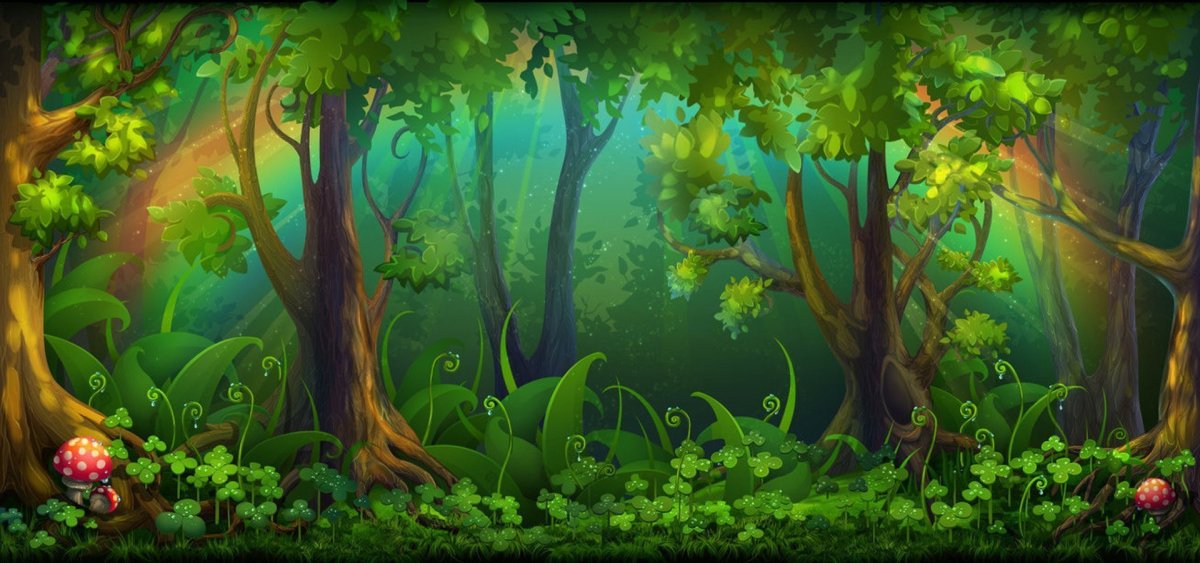 Сказочная Полянка в лесу