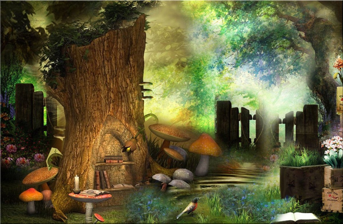 Гном в лесу