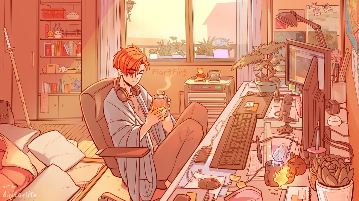 Чай Эстетика аниме