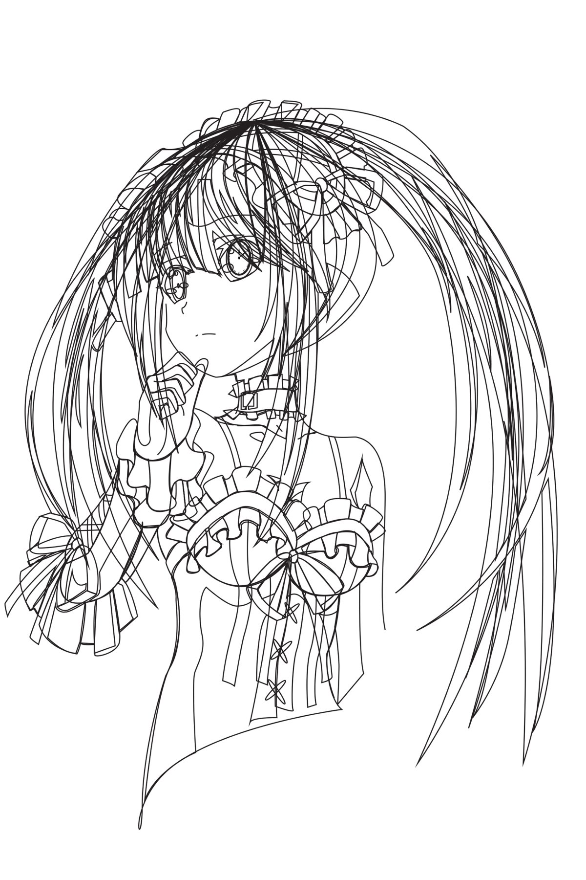 Тату аниме Куруми