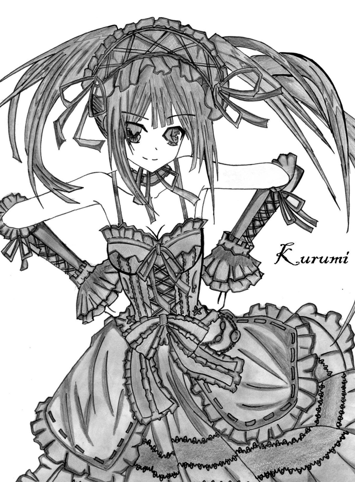 Куруми Токисаки оутлайн