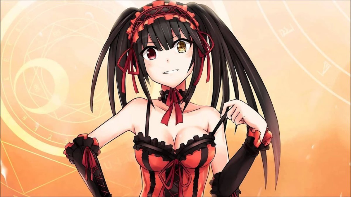 Куруми Токисаки рисунок фломастерами для скетчинга