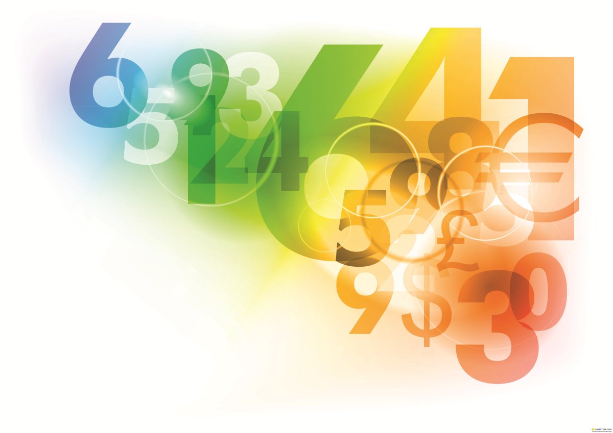 Цифры на белом фоне нумерология