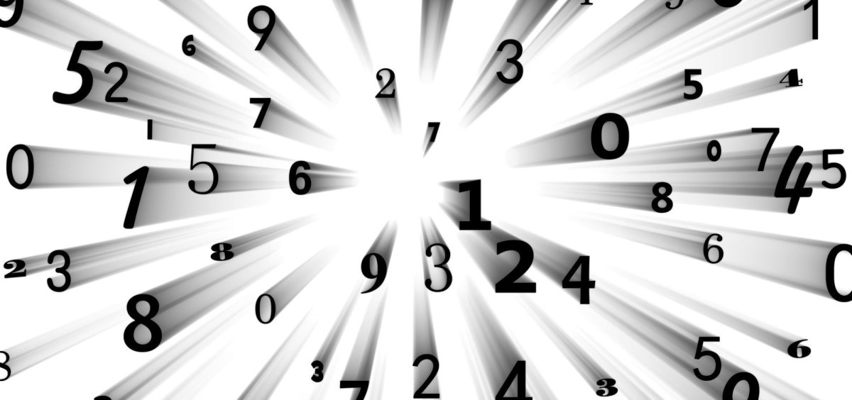 Много цифр в разброс