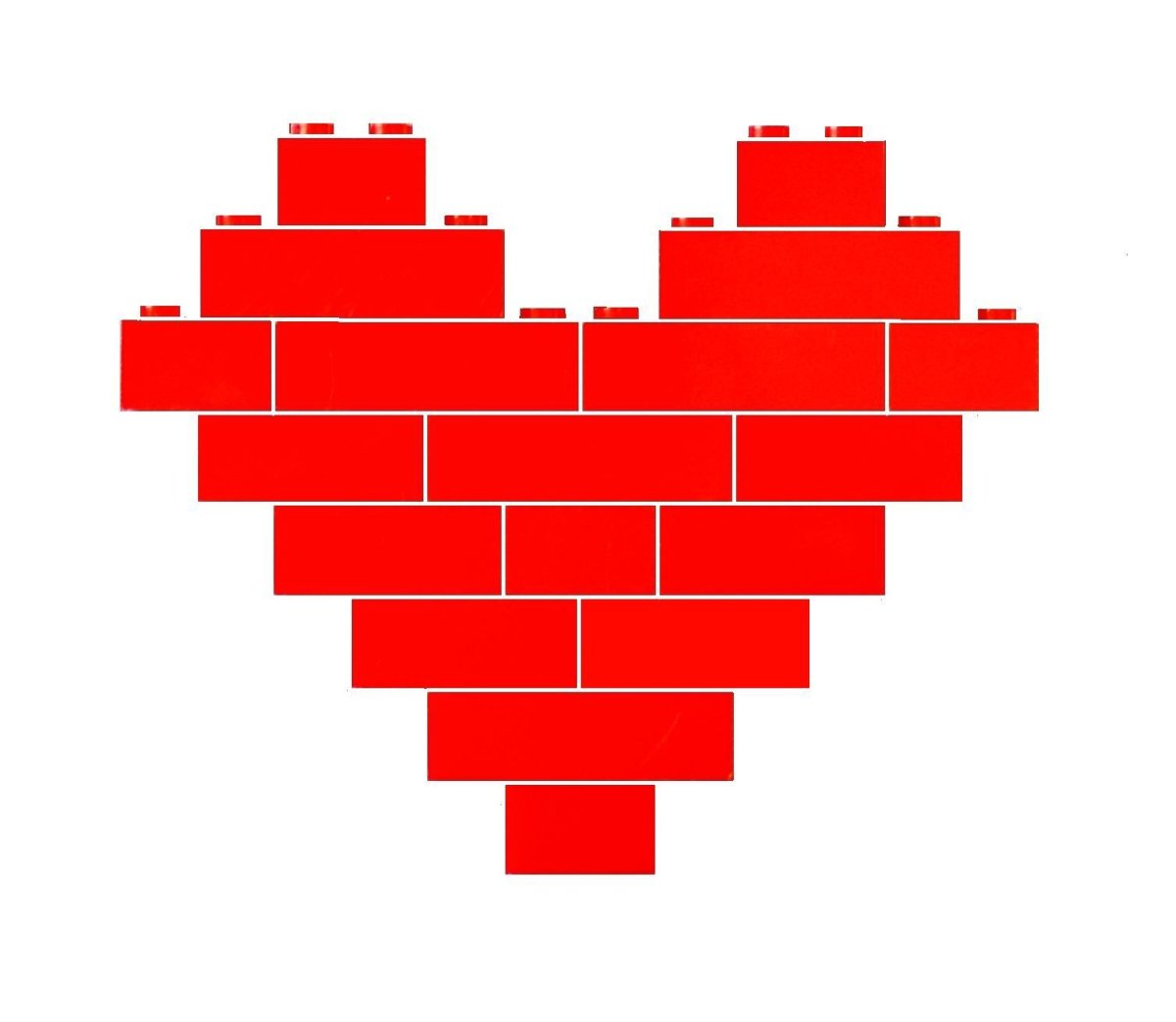 Сердечко из конструктора