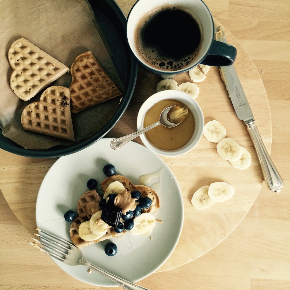 Печенье и кофе на завтрак