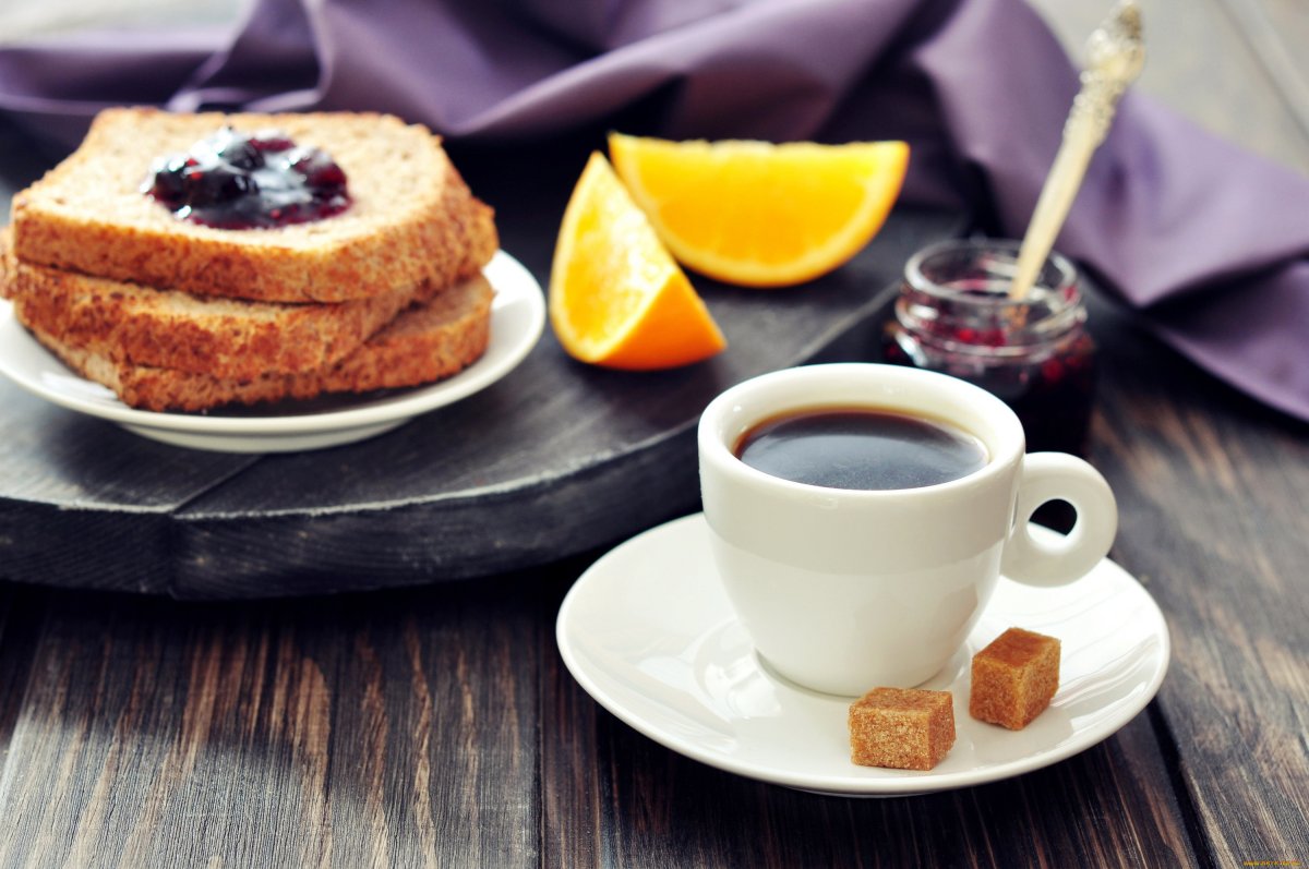 Красивый завтрак