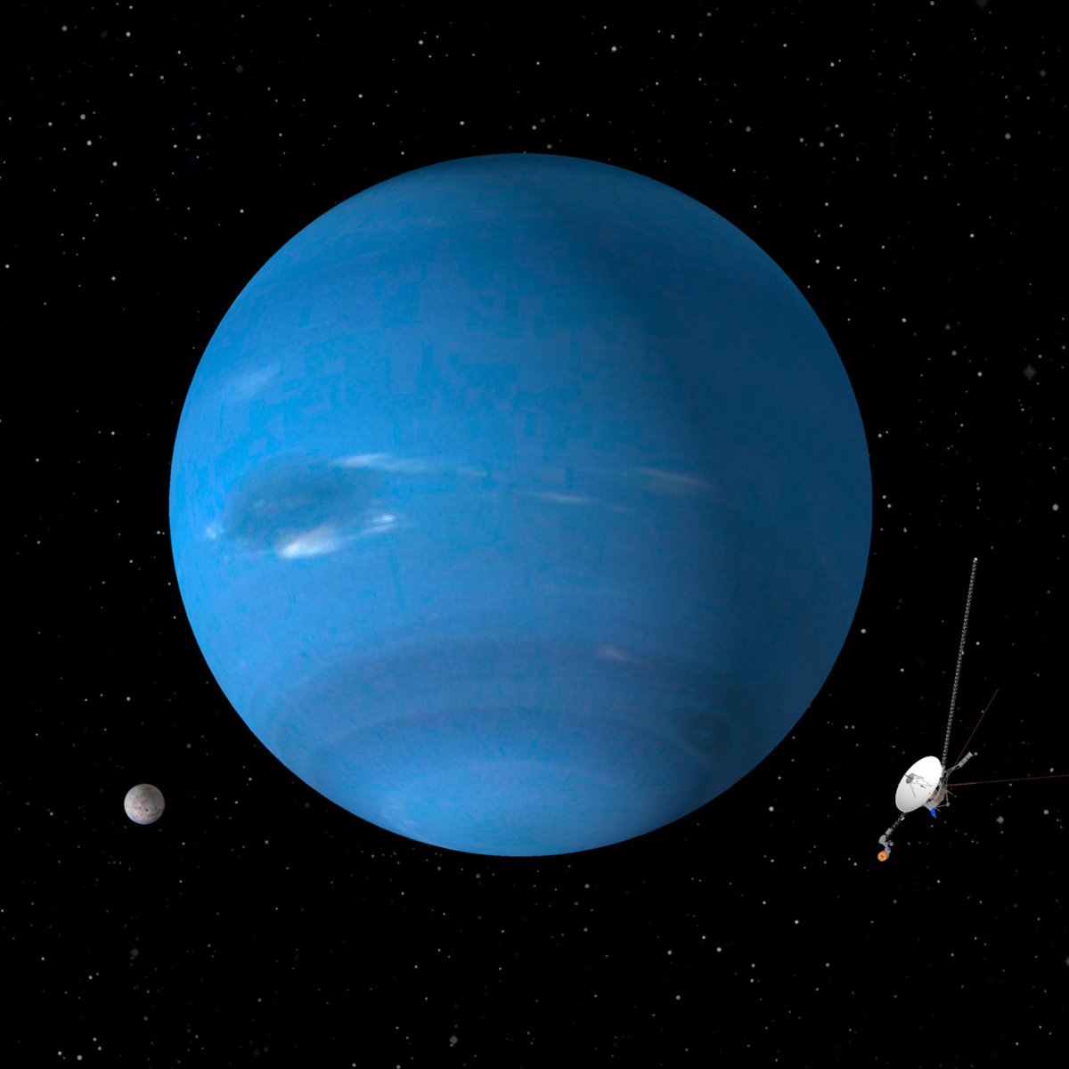 Мужчина держит планету