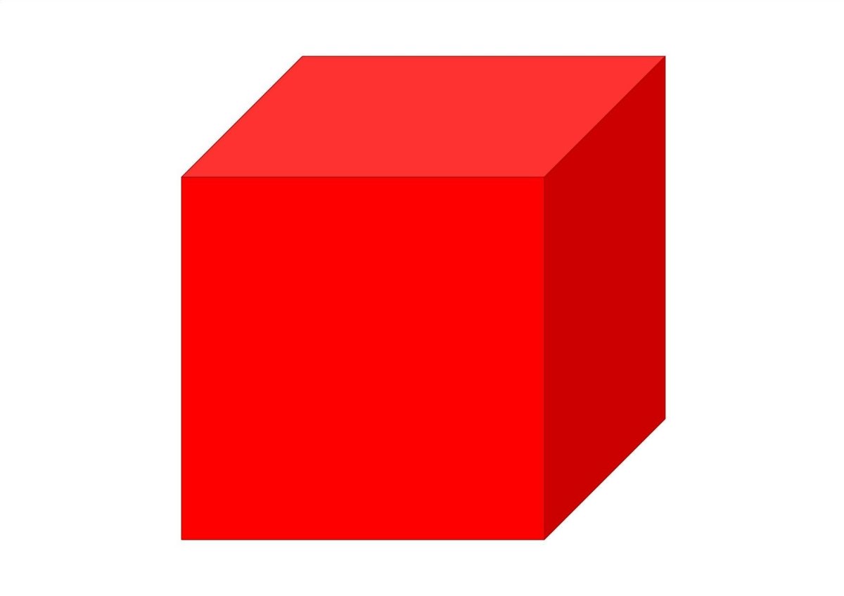 Объемные фигуры куб