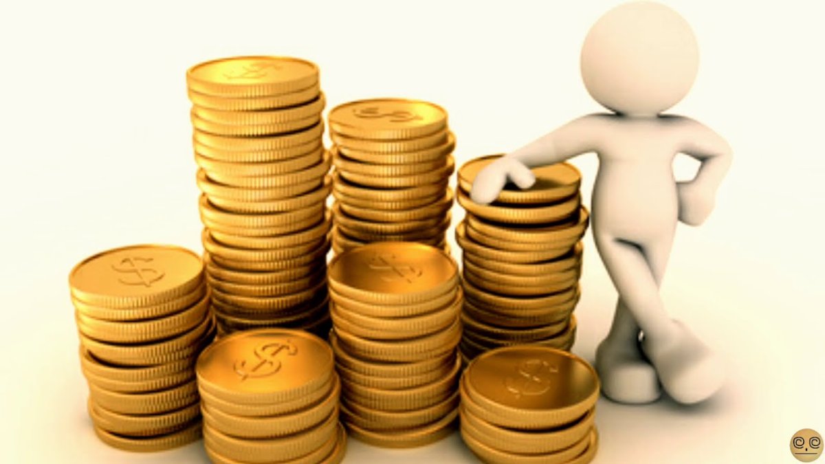 Человечек с монетами