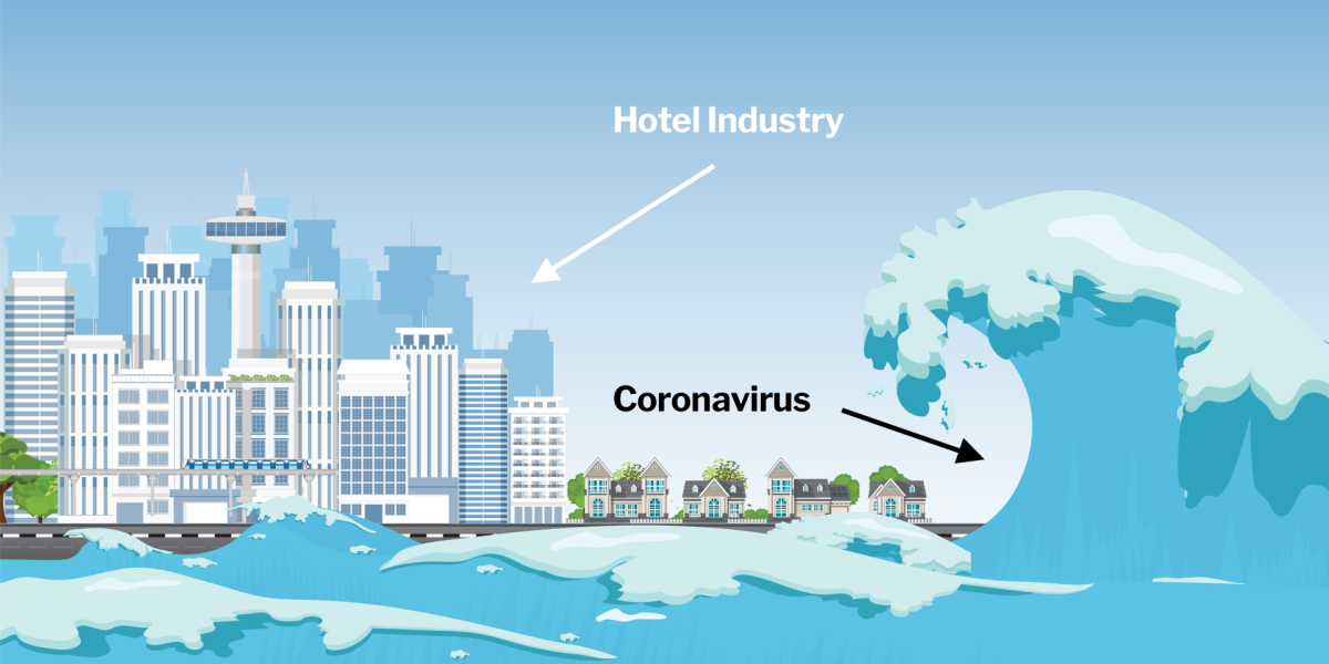 ЦУНАМИ на город рисунок