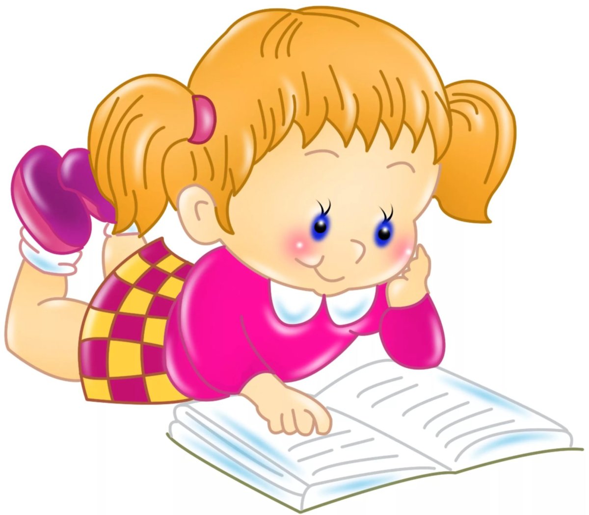 Девочка с книжкой