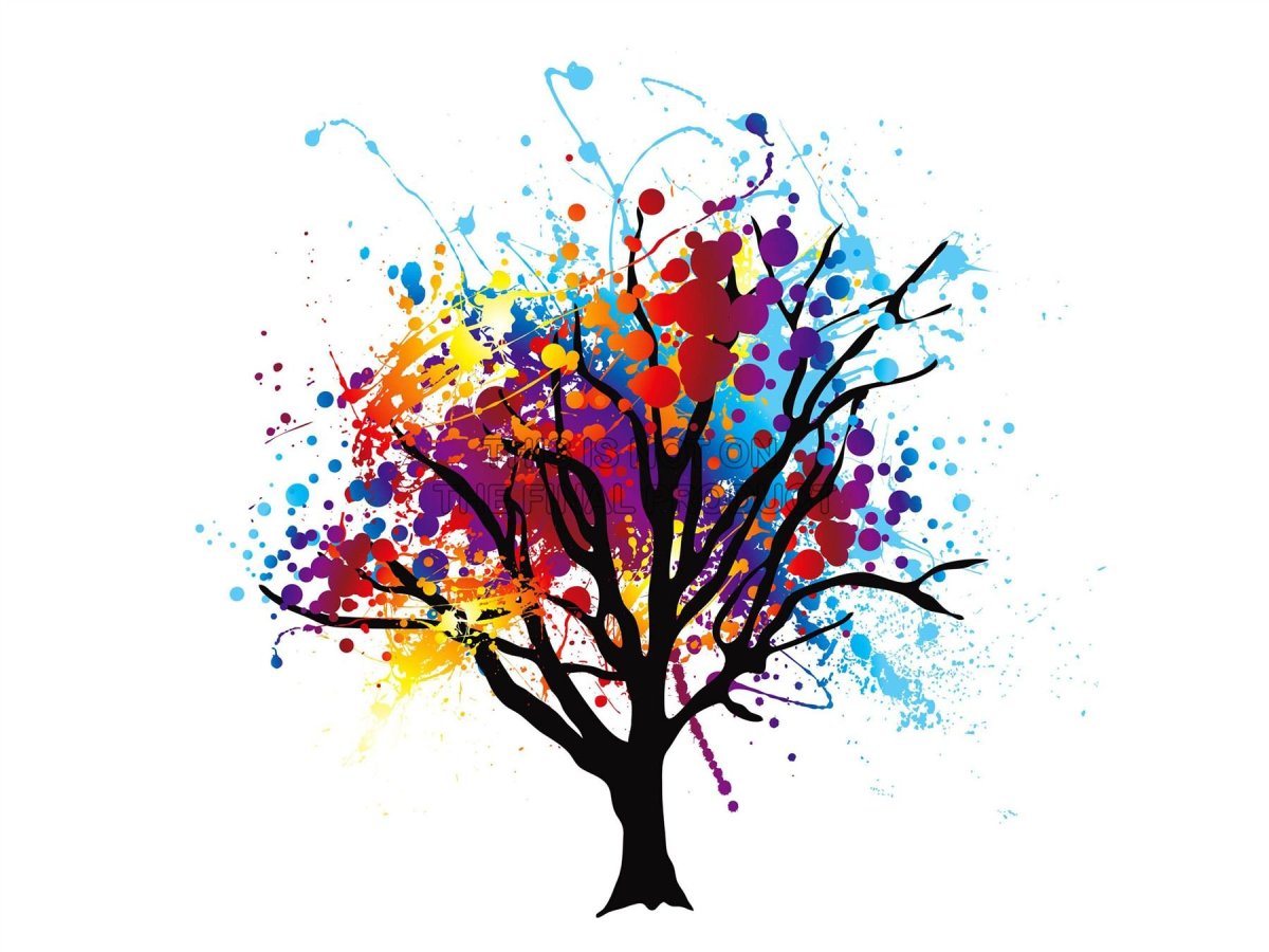 Стилизованные деревья