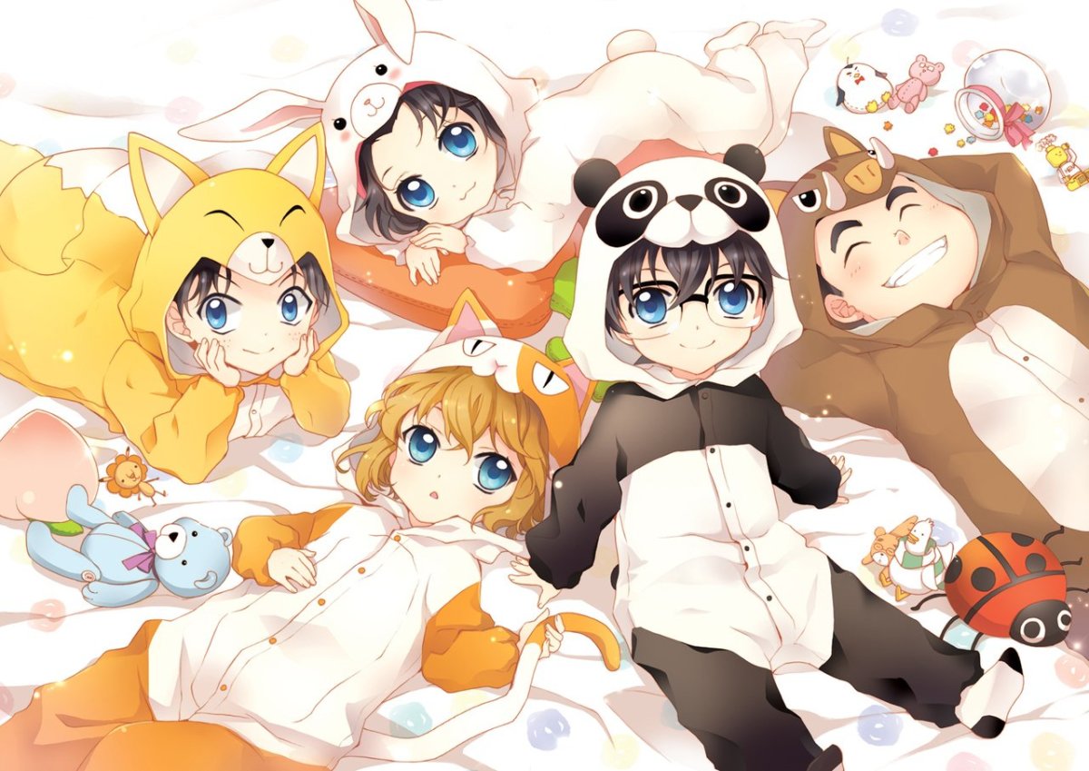 Аниме девушка в кигуруми